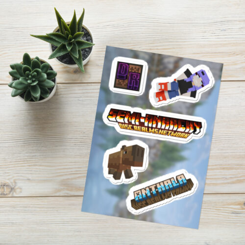Disc Realms Network Sticker Sheet