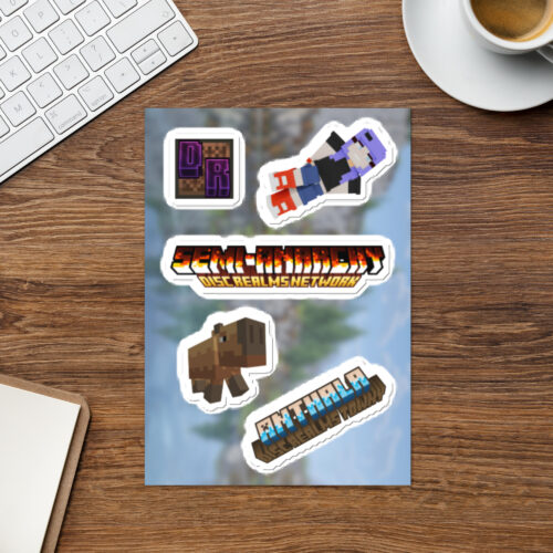Disc Realms Network Sticker Sheet